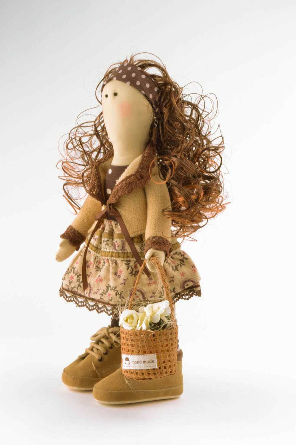 Homemade curly doll photo 3