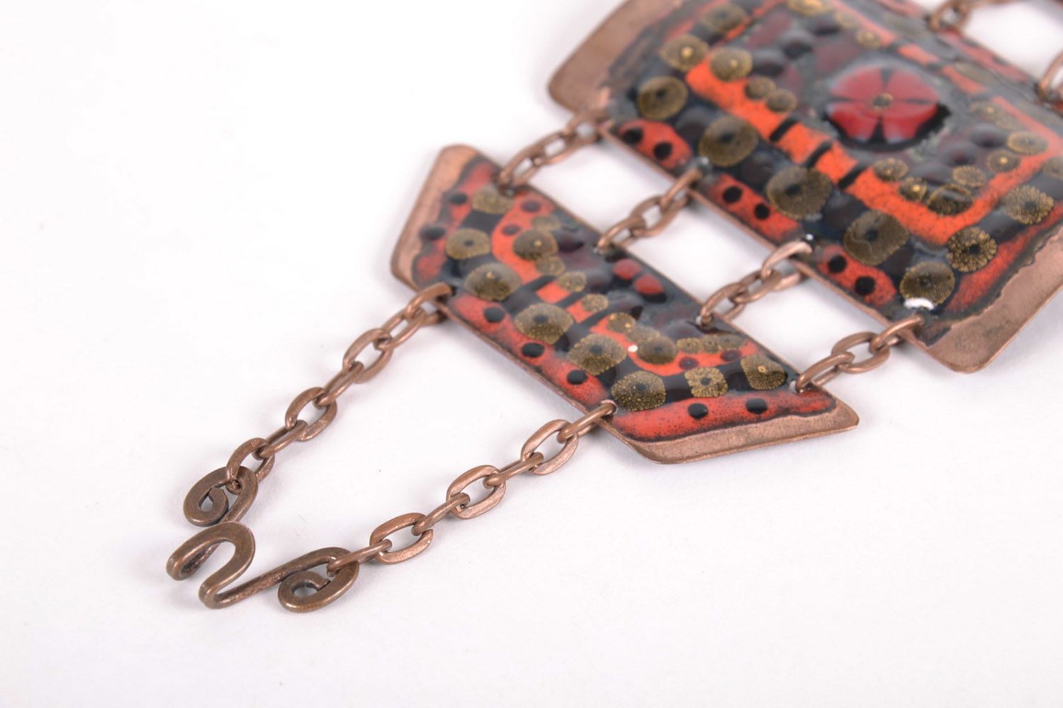 Massives Armband aus Kupfer  foto 3
