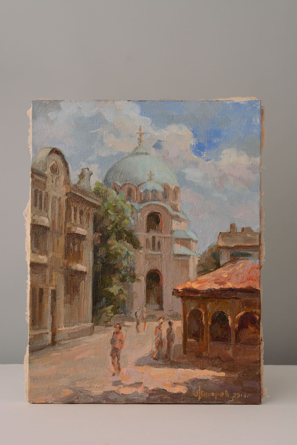 Oil painting on canvas photo 1