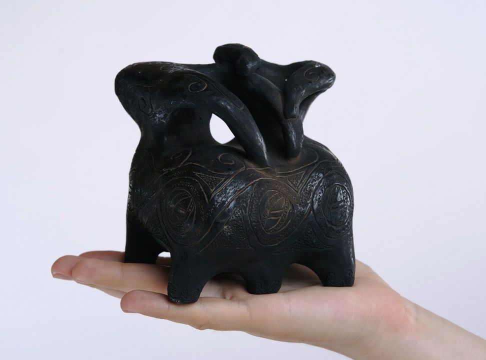 Ceramic figurine Lambs photo 3