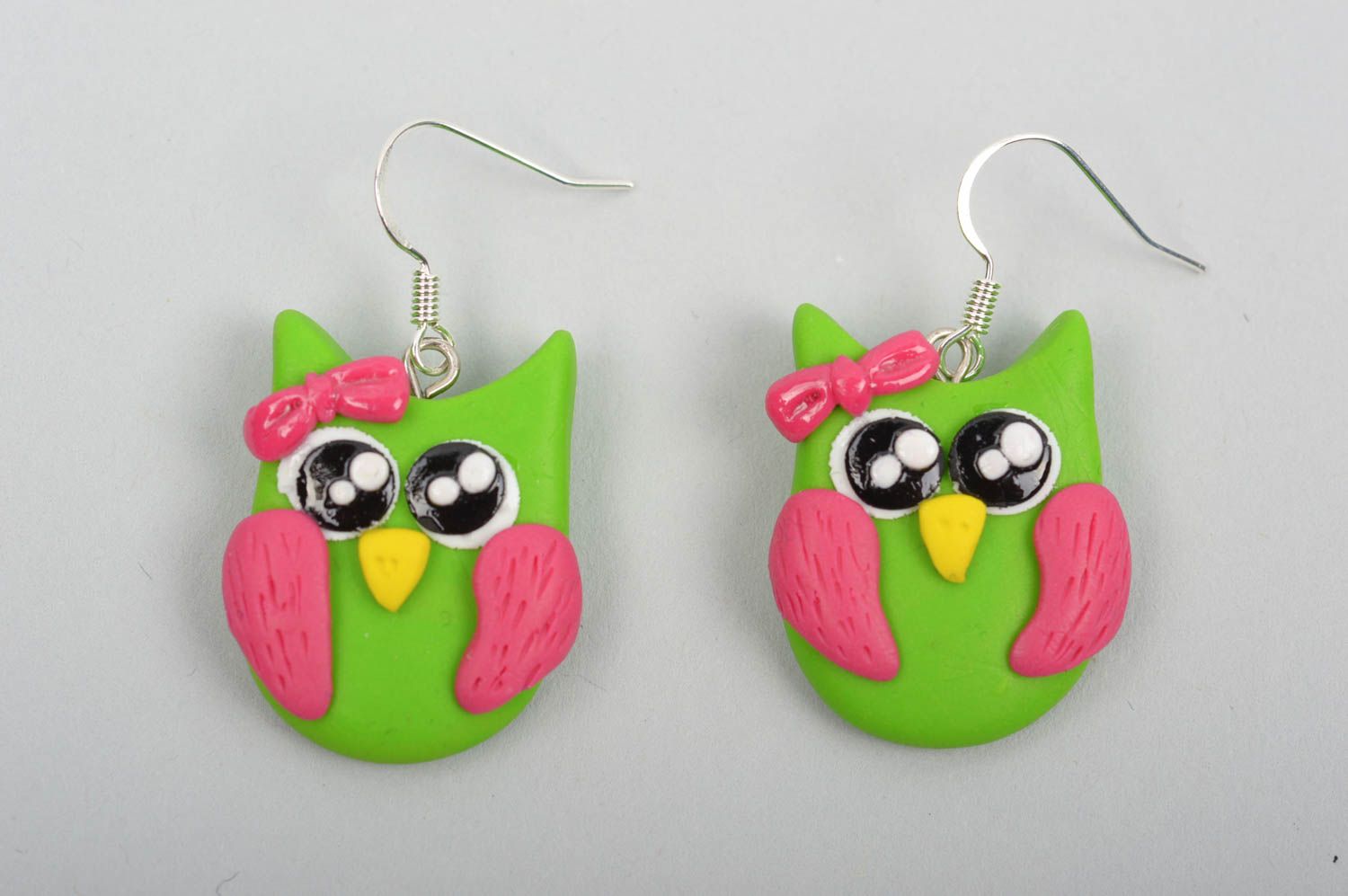 Fashion earrings handmade jewelry plastic earrings polymer clay gifts for girl photo 1