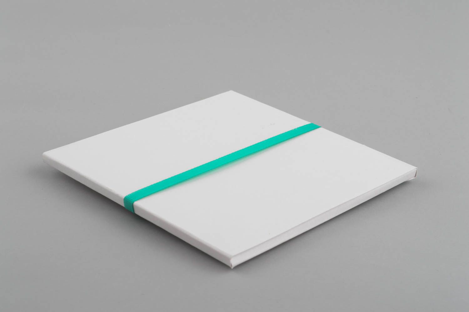 Enveloppe fait main Enveloppe créative design ruban turquoise Idée cadeau photo 4