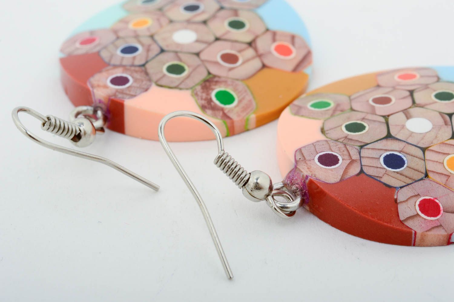 Handmade earrings long earrings designer jewelry for women gifts for girls photo 10