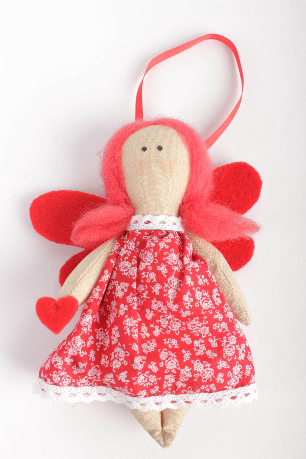 Handmade soft doll stuffed toy wall hanging home decor kid toys gifts for kids photo 3