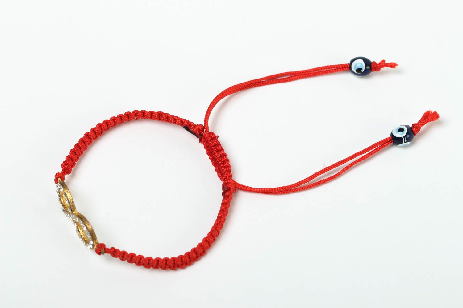Armband für Damen handgefertigt rotes Armband effektvoll Designer Schmuck schön foto 2