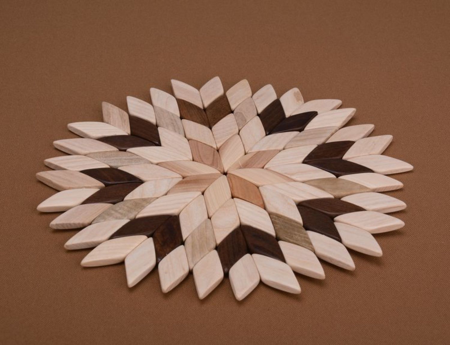 Coaster for hot dishes in the shape of a snowflake photo 1