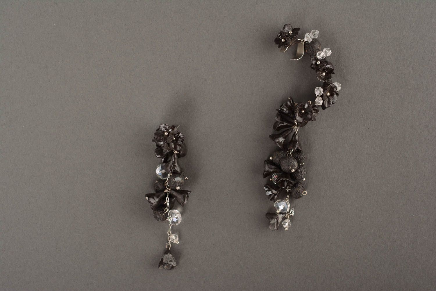 Ear cuffs Queen of the night photo 2