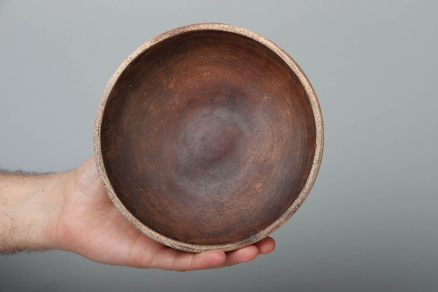 Handmade ceramic bowl photo 4