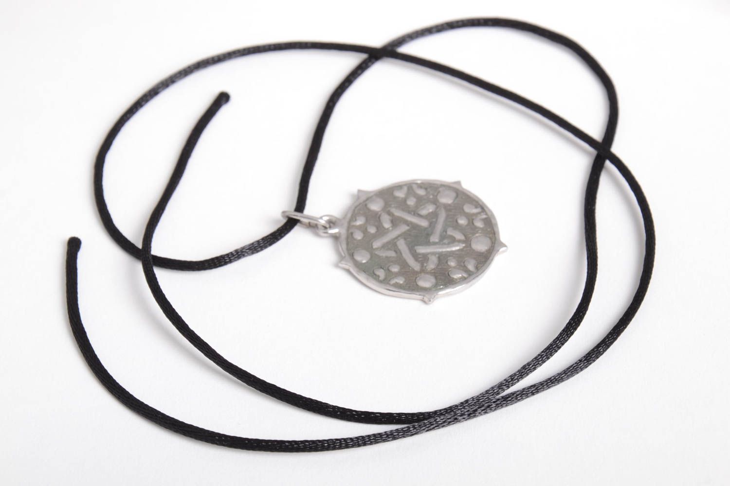 Unusual handmade metal pendant beautiful jewellery metal craft gift ideas photo 5