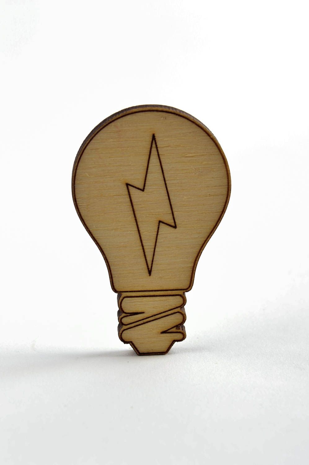 Forme en bois fait main Forme en bois à décorer Loisirs créatifs ampoule photo 2