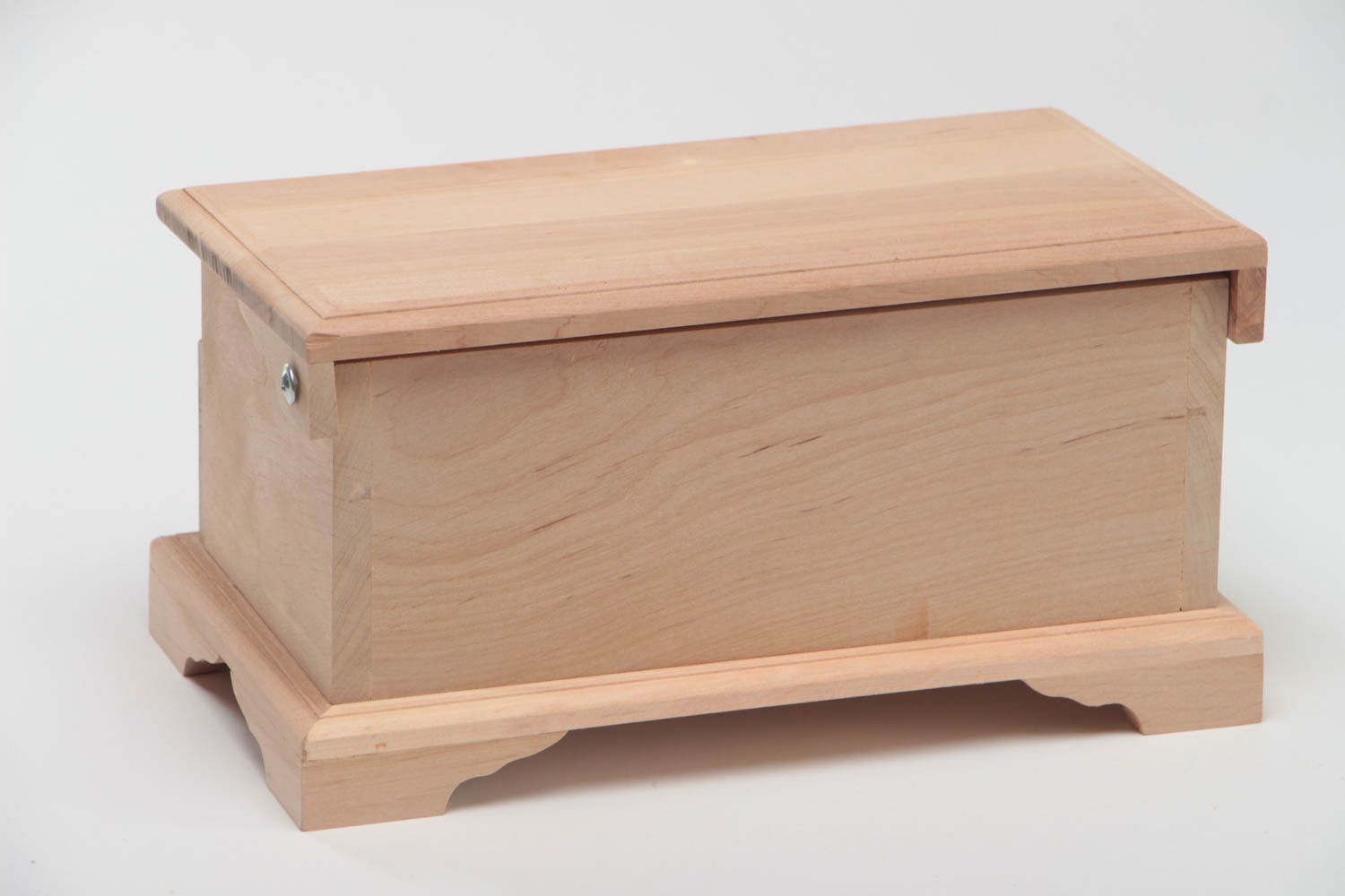 Beautiful handmade designer wooden blank jewelry box for decoupage photo 3