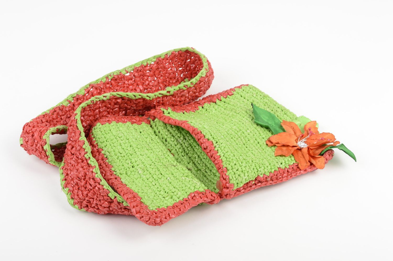 Сумка ручной работы сумка для детей со шлейкой маленькая сумка бордово-салатовая фото 2