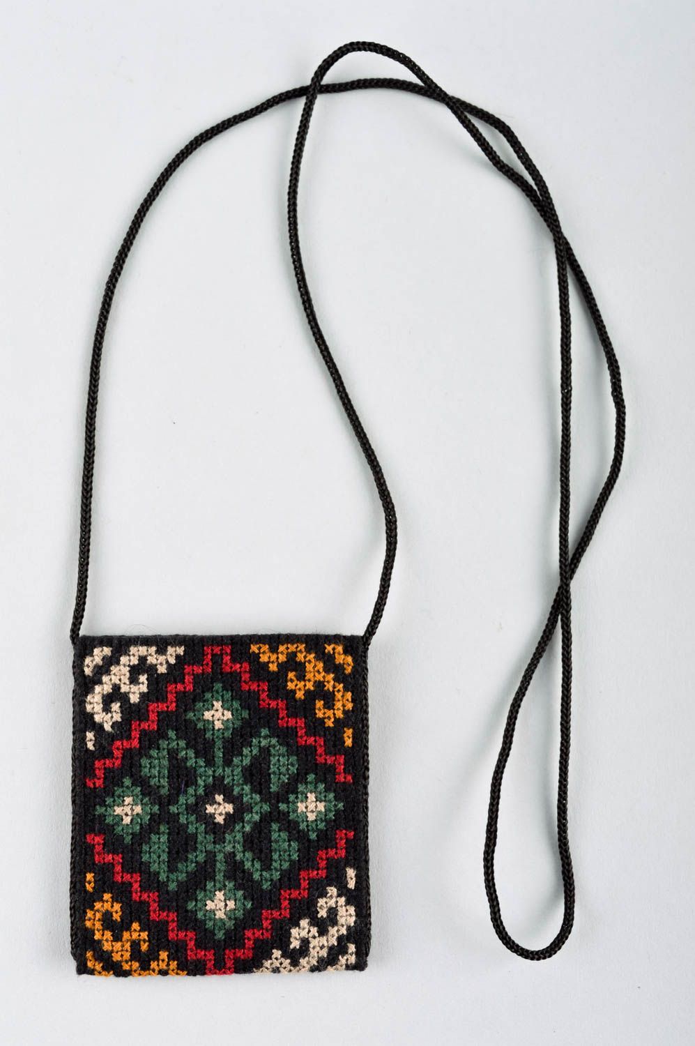 Handy Tasche handmade individuelle Handyhülle mit Kreuzstich Geschenk Ideen foto 2
