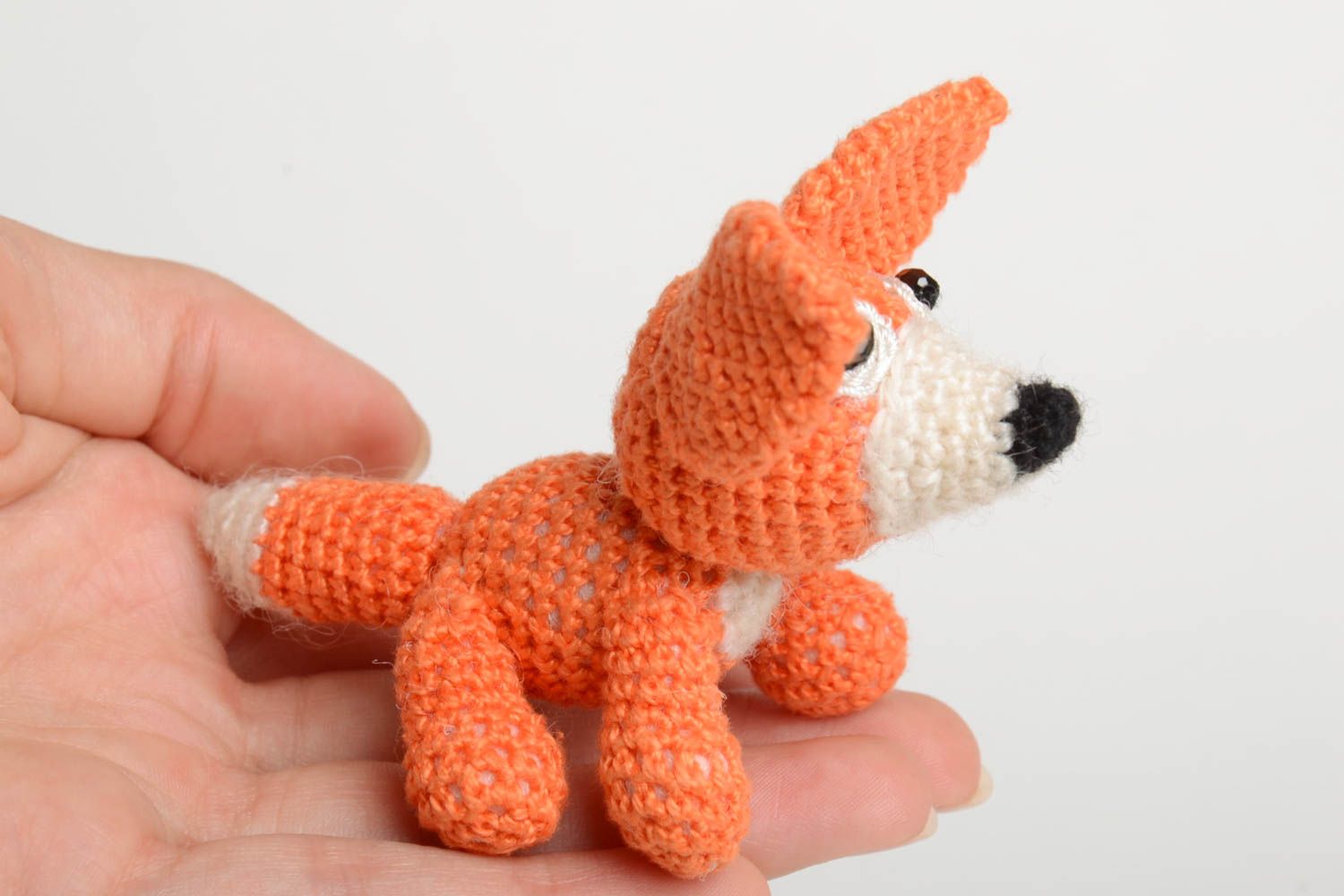 Handmade toy for kids stylish designer children presents soft toy fox photo 5