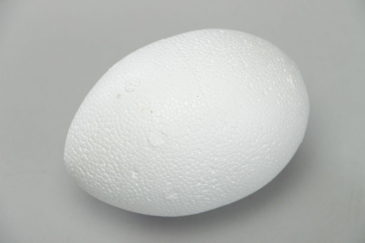 Handmade volume styrofoam craft blank for decoration in the shape of egg photo 2