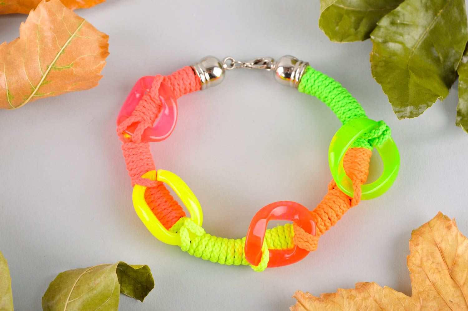 Handmade feminine bracelet lovely unusual jewelry designer cute accessories
 photo 1