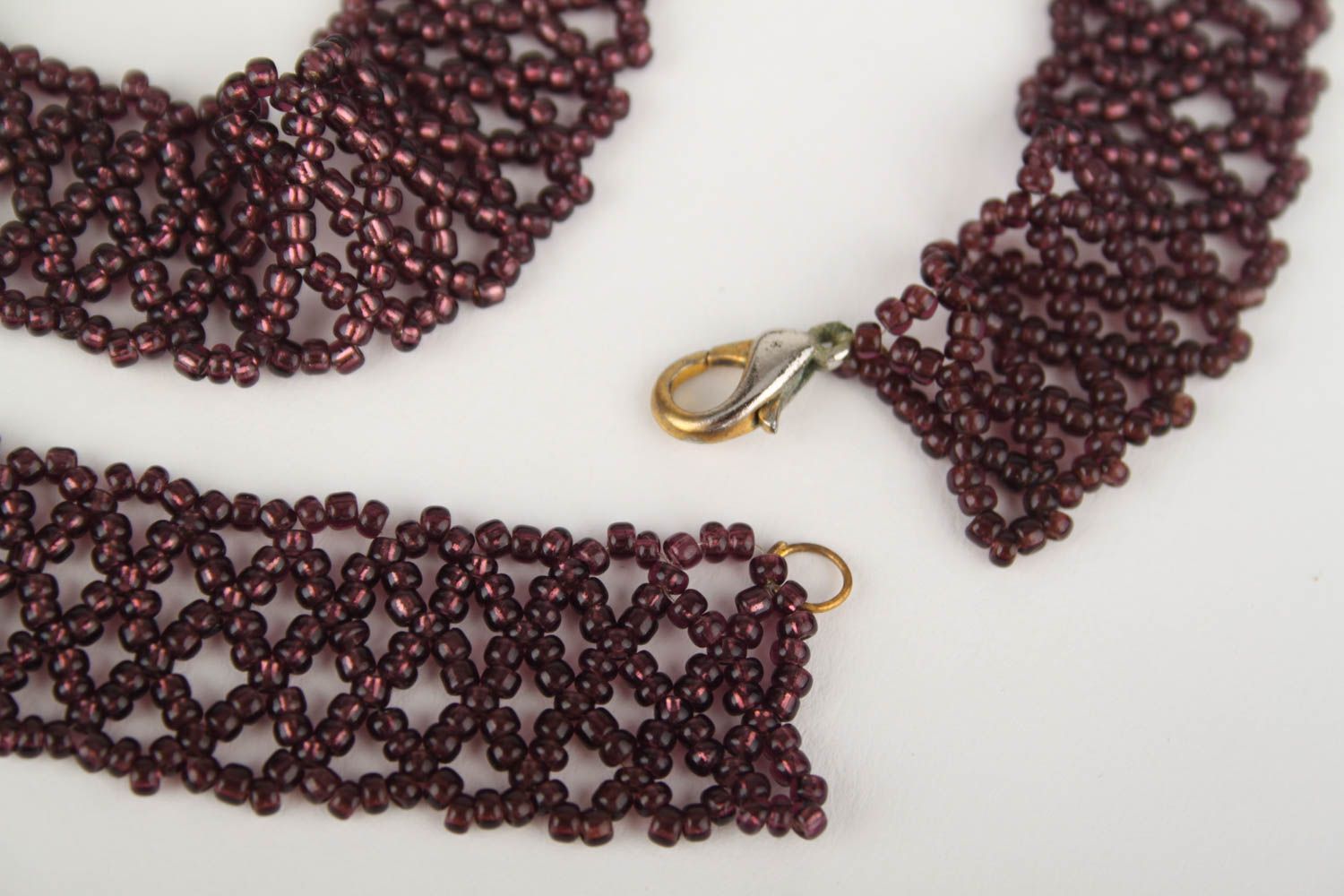 Handmade necklace beads jewelry designer bijouterie beautiful accessory photo 5