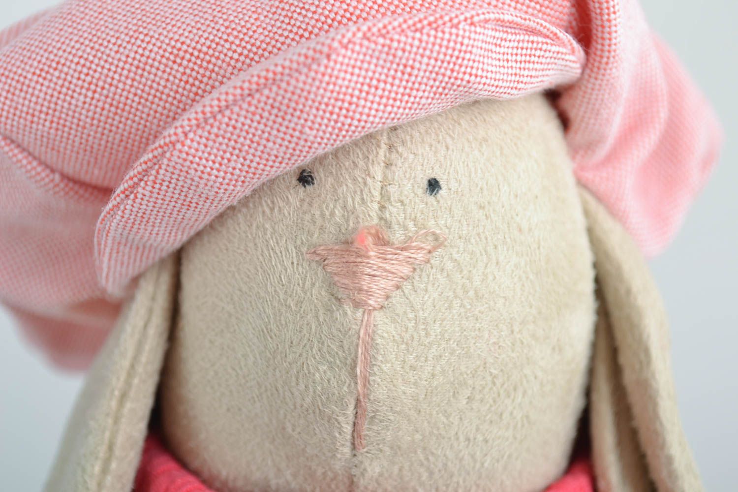 Funny handmade fabric soft toy homemade rag doll stuffed toy for kids gift ideas photo 2