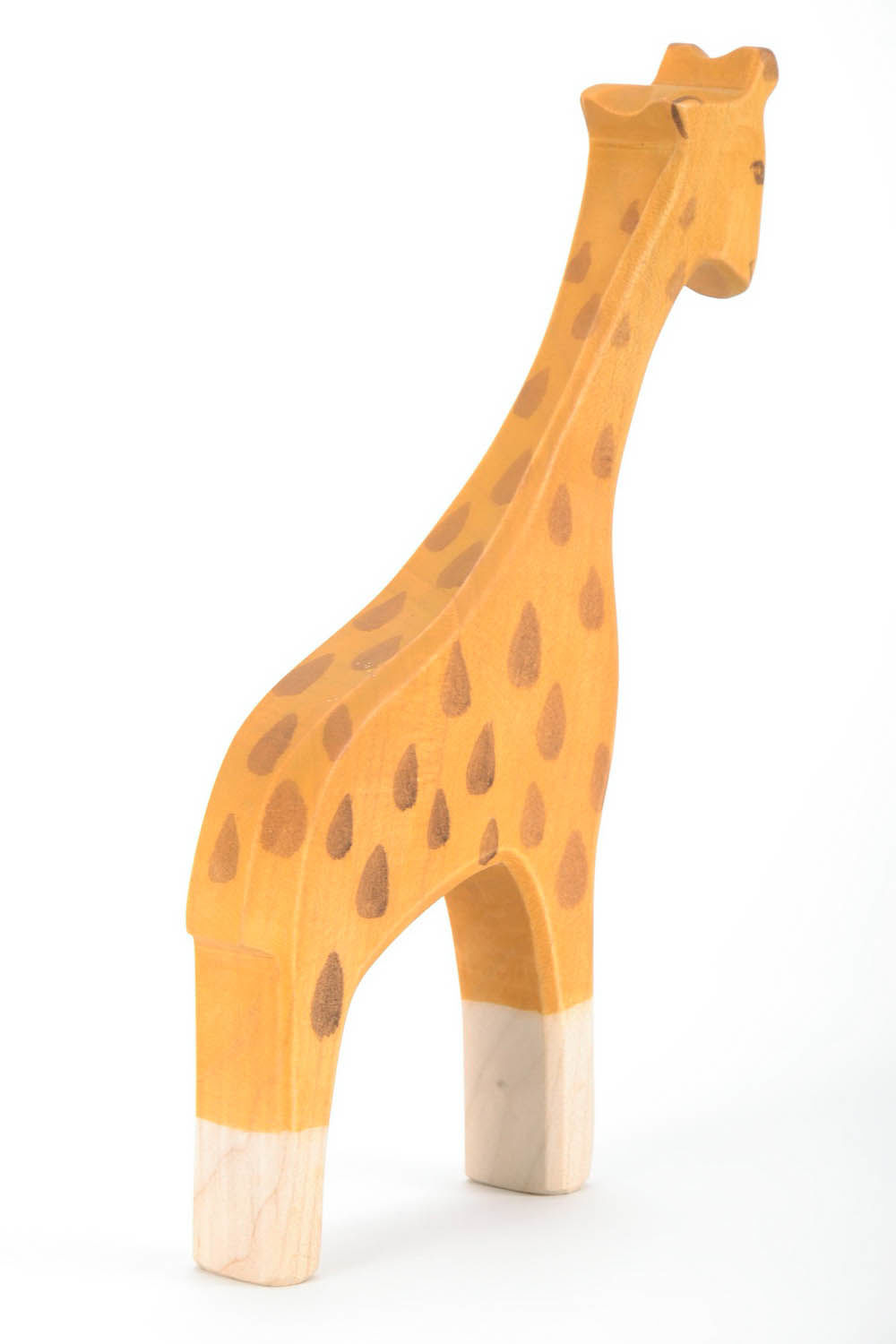 Jouet en bois d'érable artisanal Girafe  photo 4