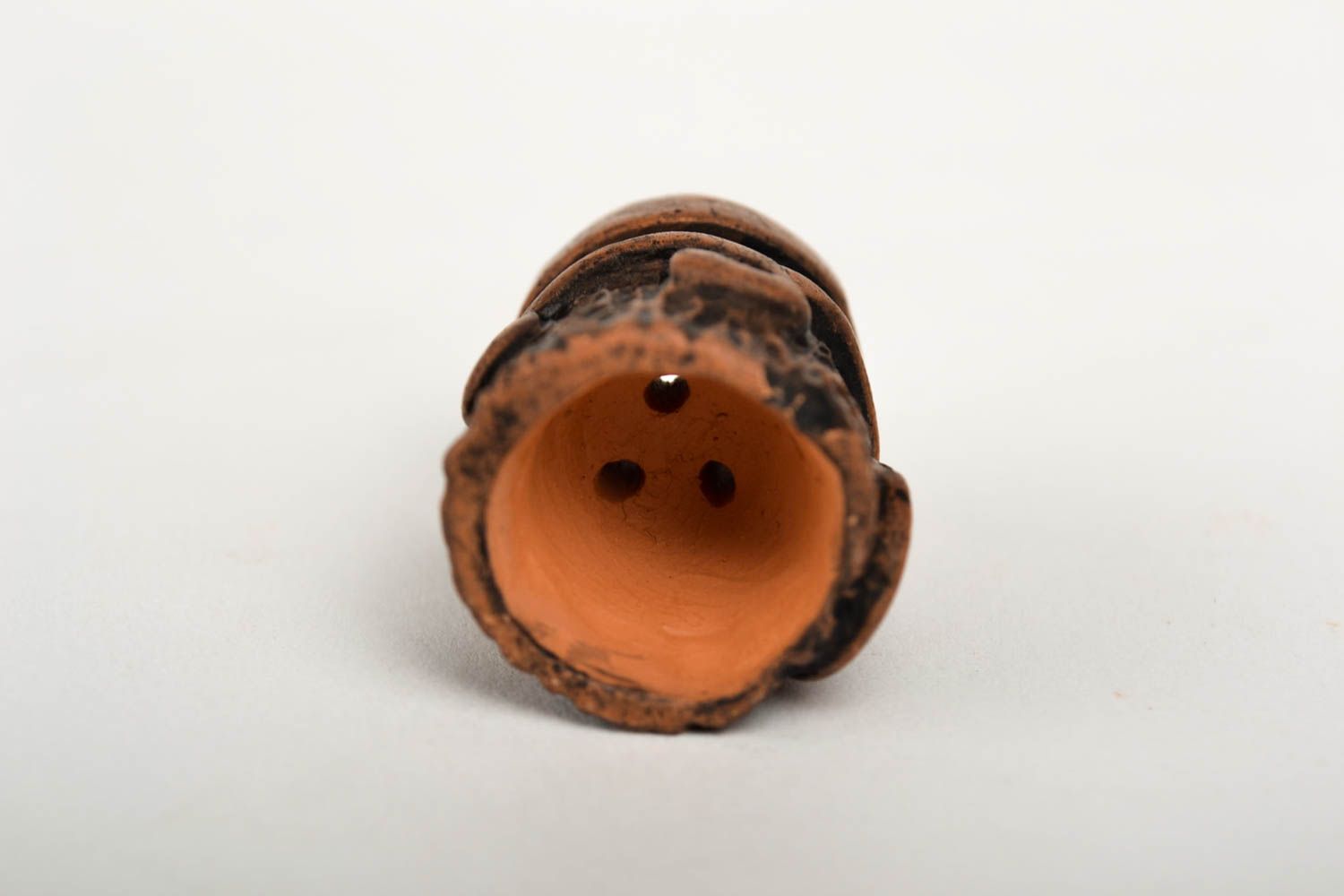 Курительный девайс ручной работы аксессуар для курения керамический сувенир фото 3