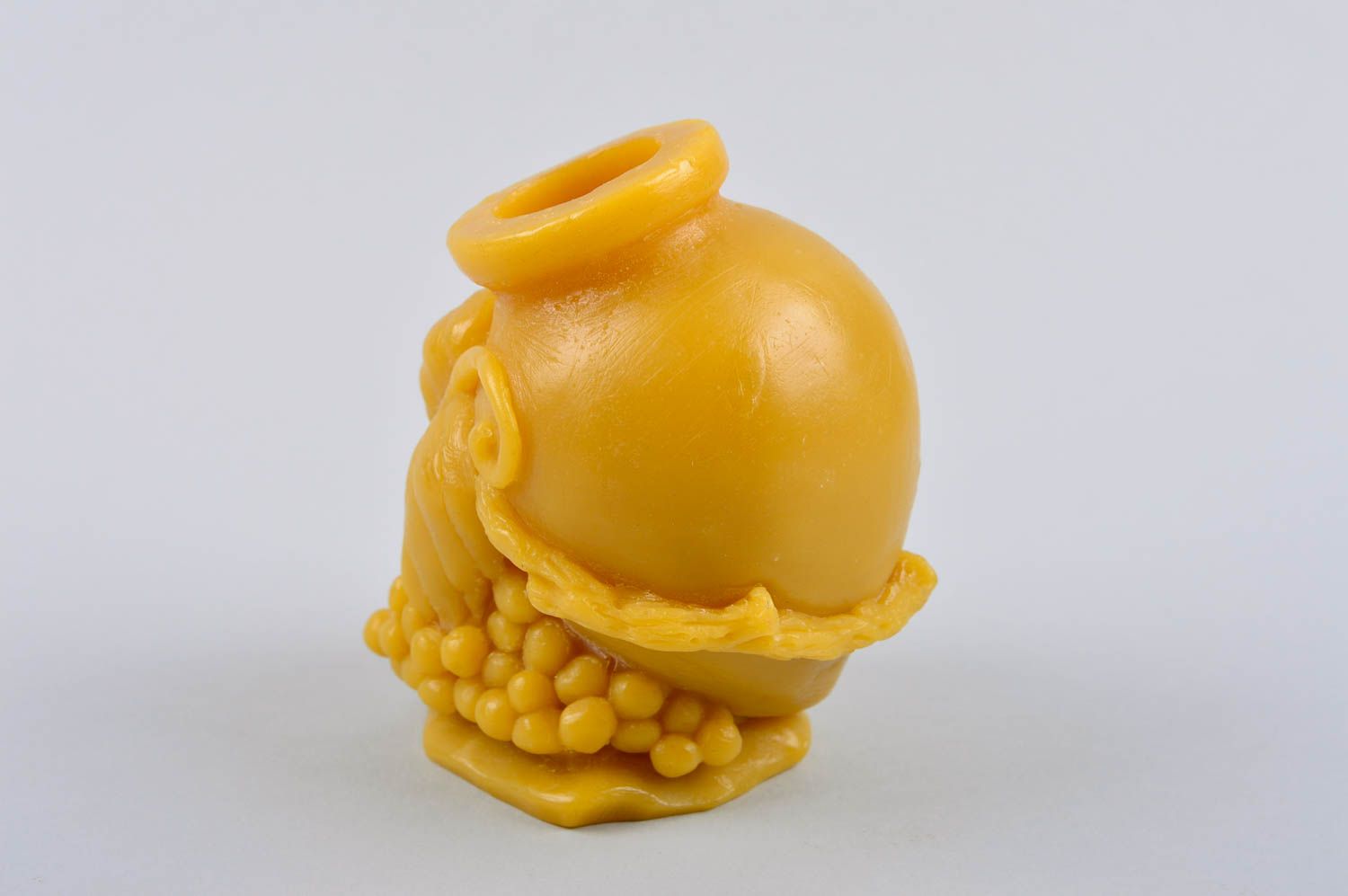 4 inches handmade beeswax pitcher for table décor 0,35 lb photo 4