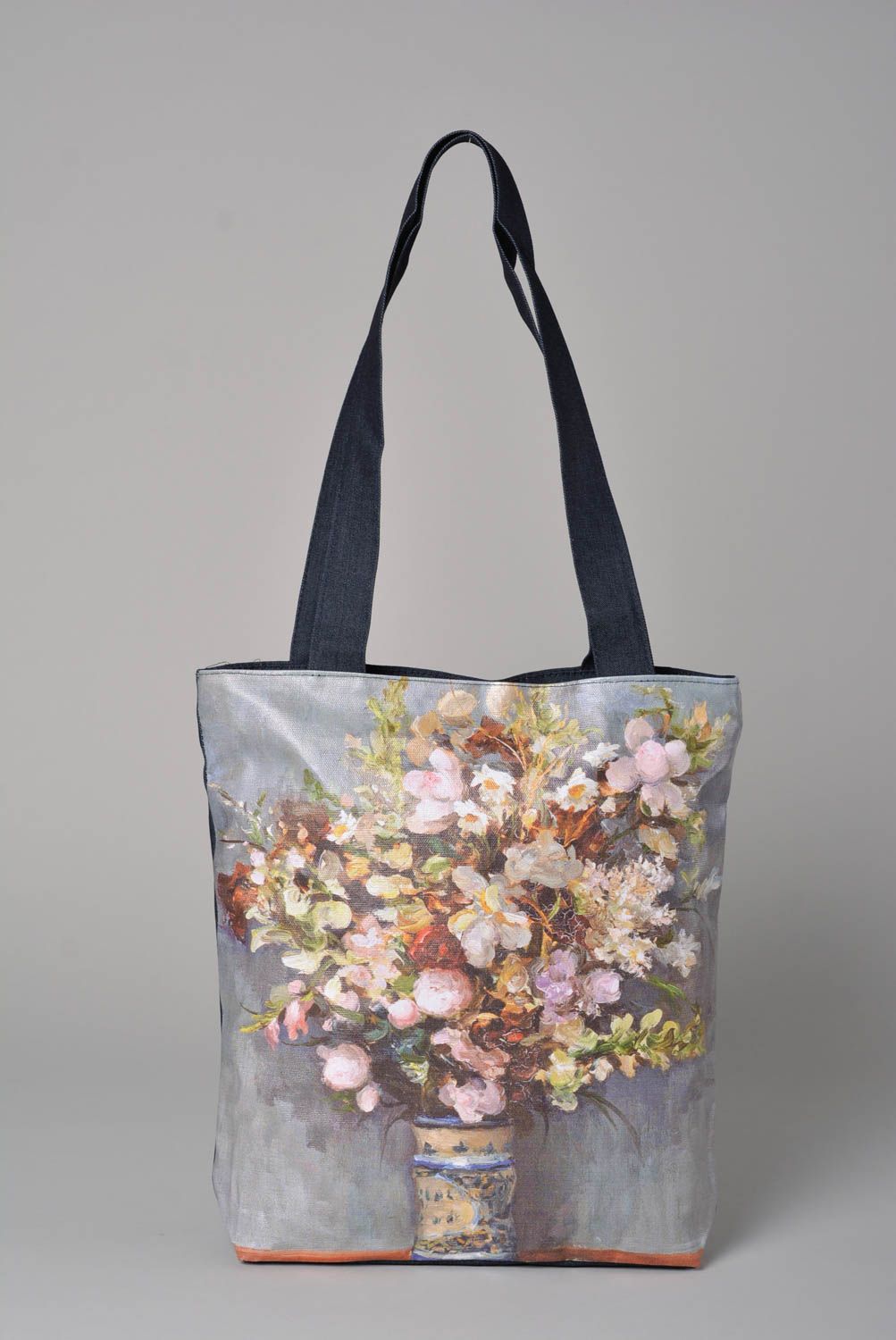 Дизайнерская сумка ручной работы сумка с рисунком  молодежная сумка для девушек  фото 1