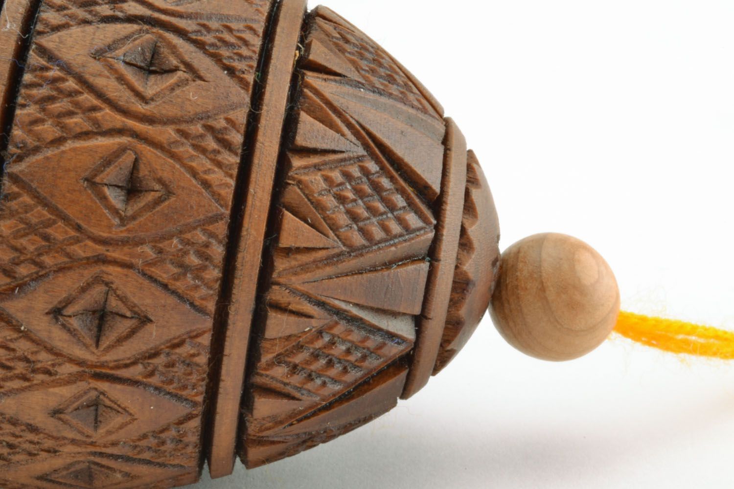 Wooden interior pendant in the shape of egg photo 3
