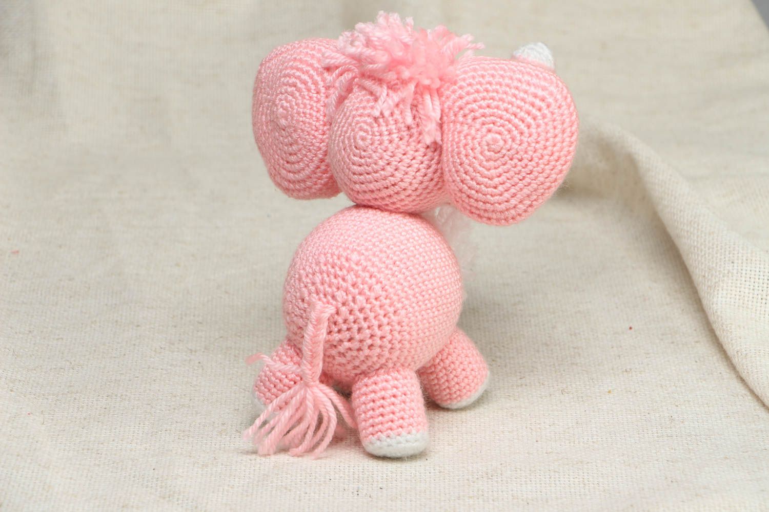 Designer crochet toy Elephant photo 3