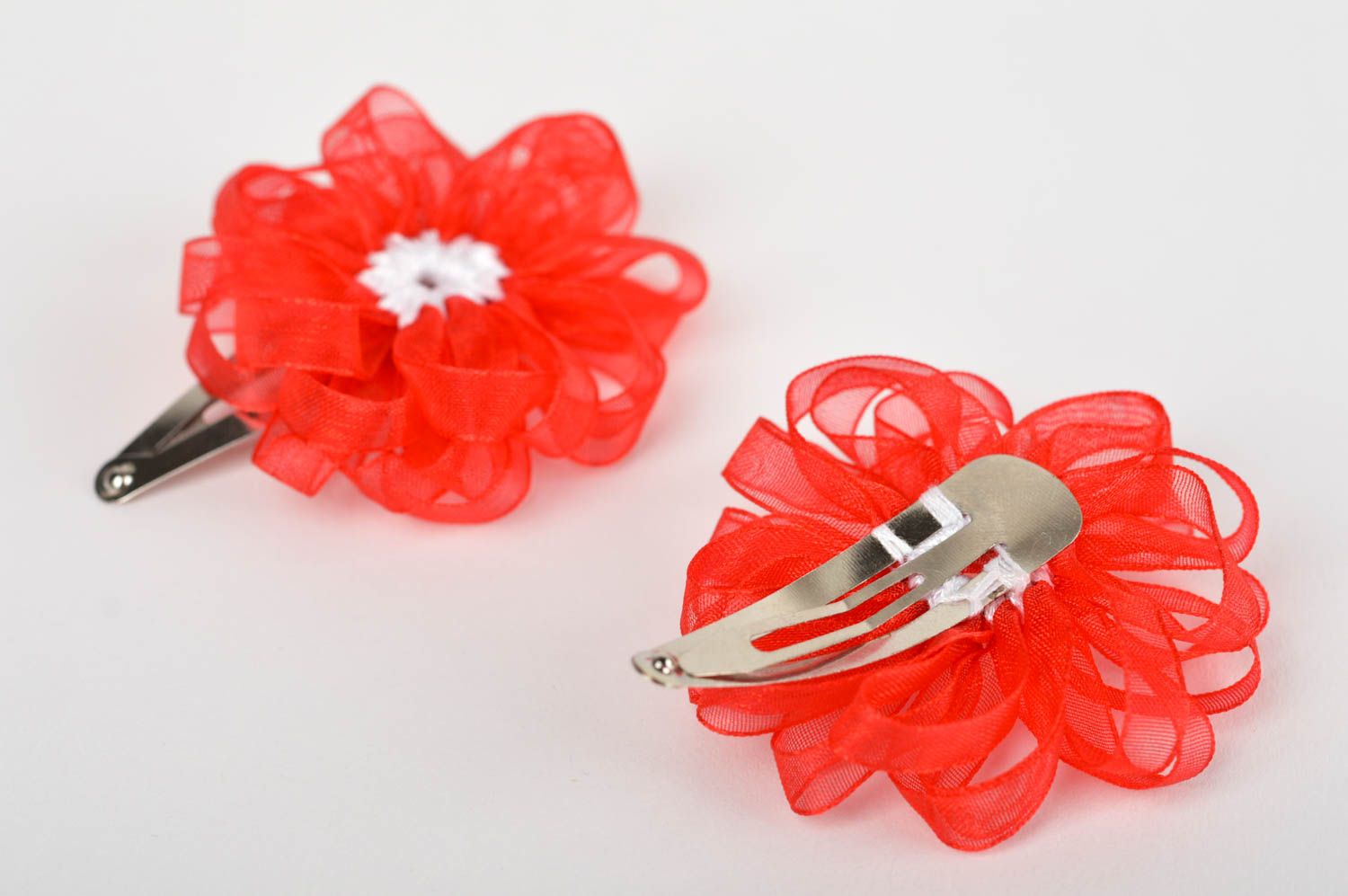 Handmade flower barrette for children designer hair clip hair accessories photo 2