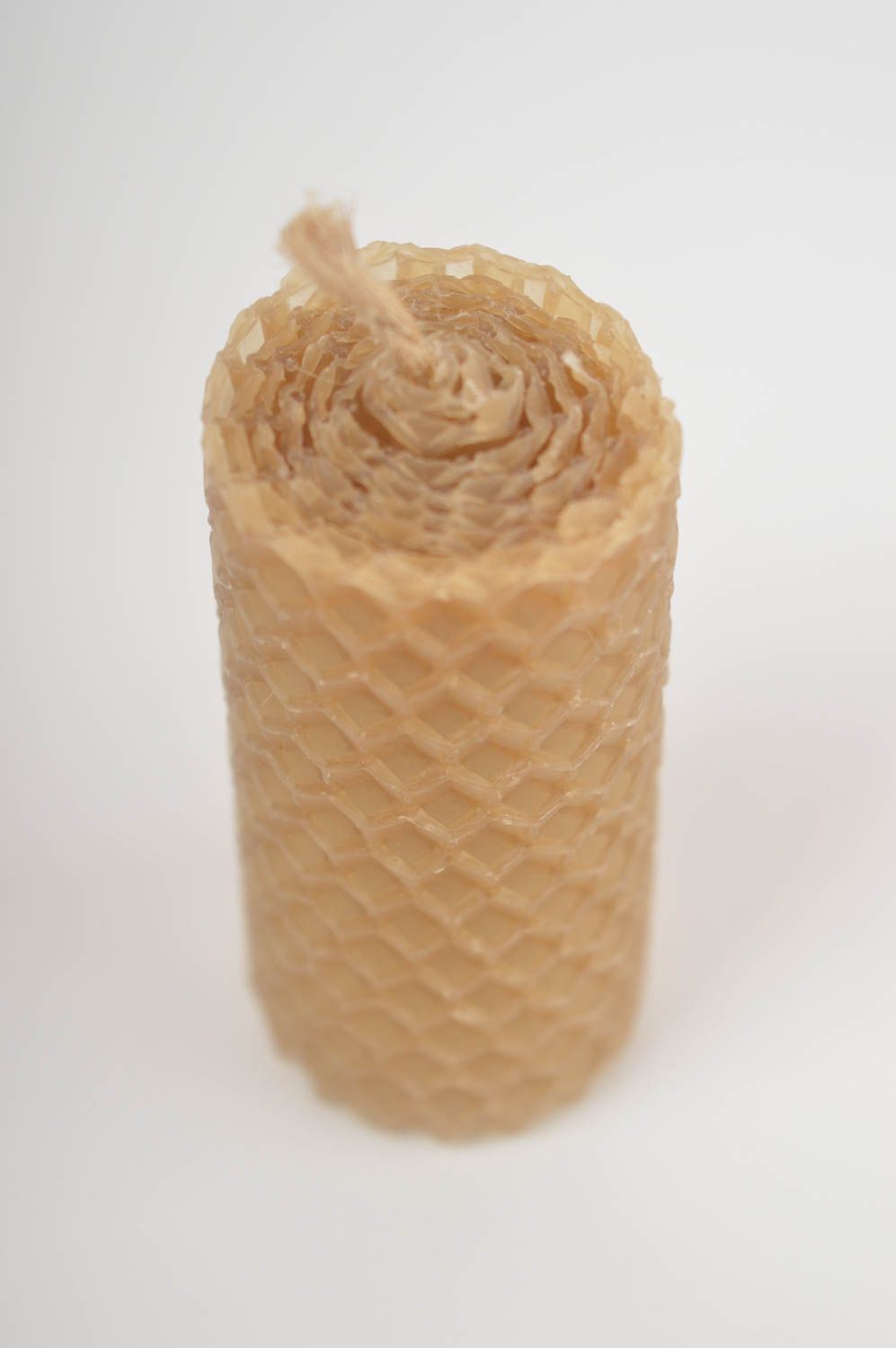 Natural bee wax 2 hour pillar candle for emergency preparedness 2,36 inches, 0,05 lb photo 4