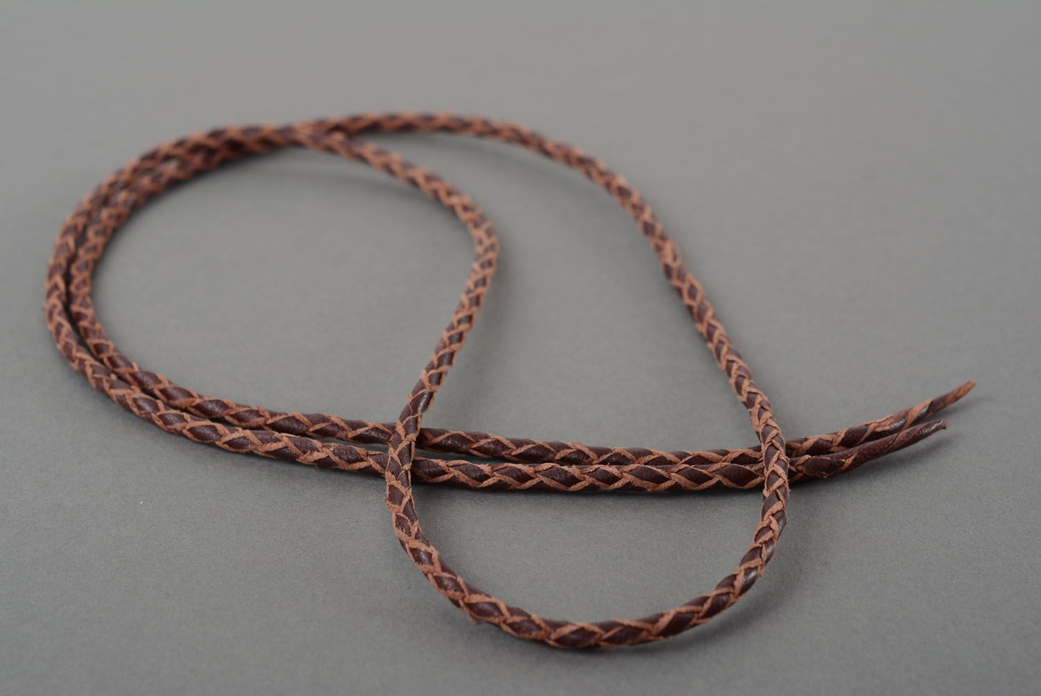 Handmade leather cord photo 4