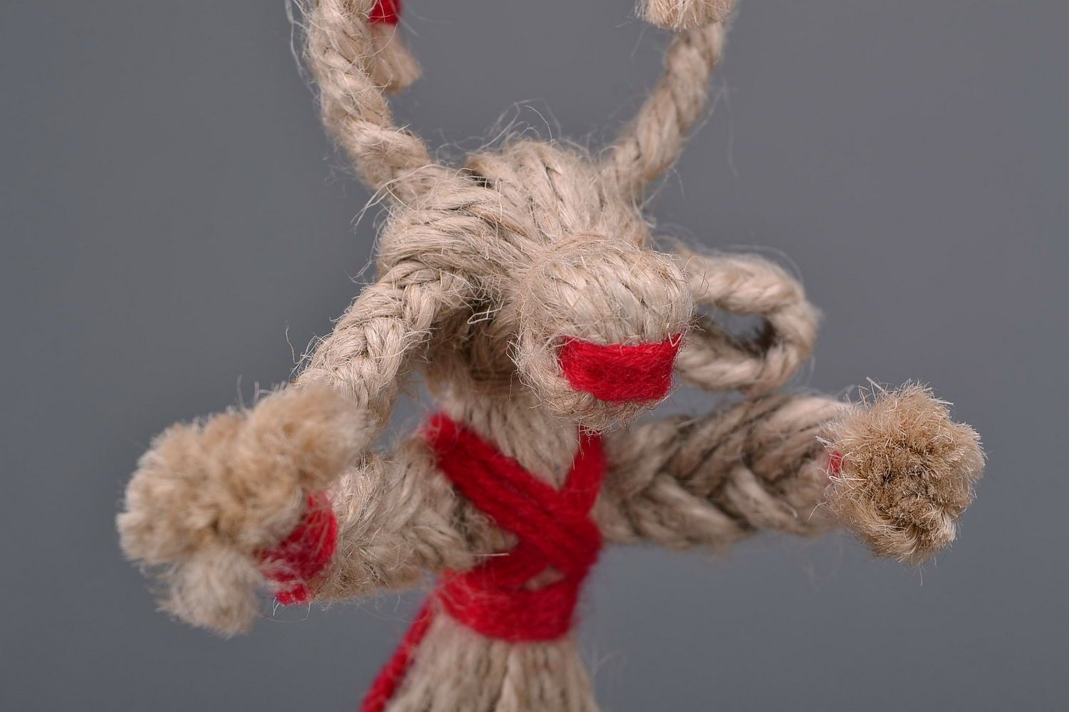 Muñeca de lino “Cabra” foto 3