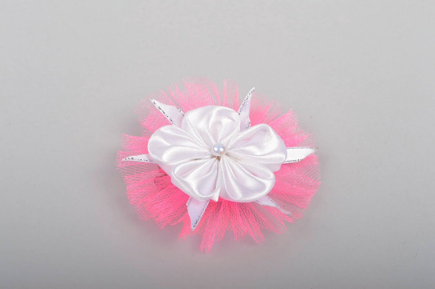 Handmade hair clip flower hair accessories kids accessories gifts for girls photo 2
