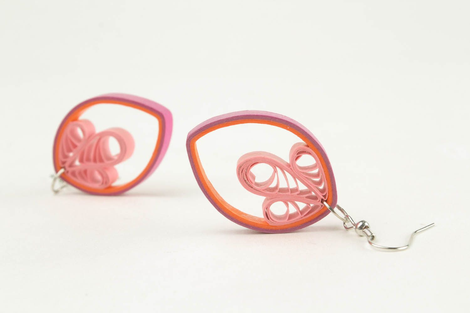 Quilling earrings photo 3