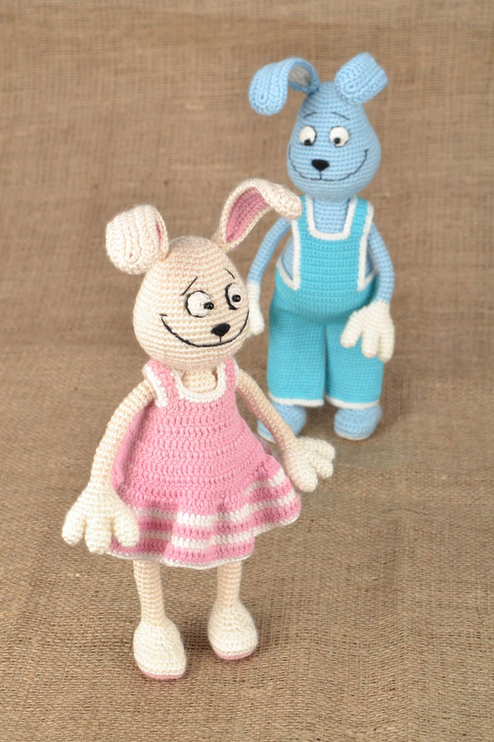 Crocheted toy Rabbit Girl photo 1
