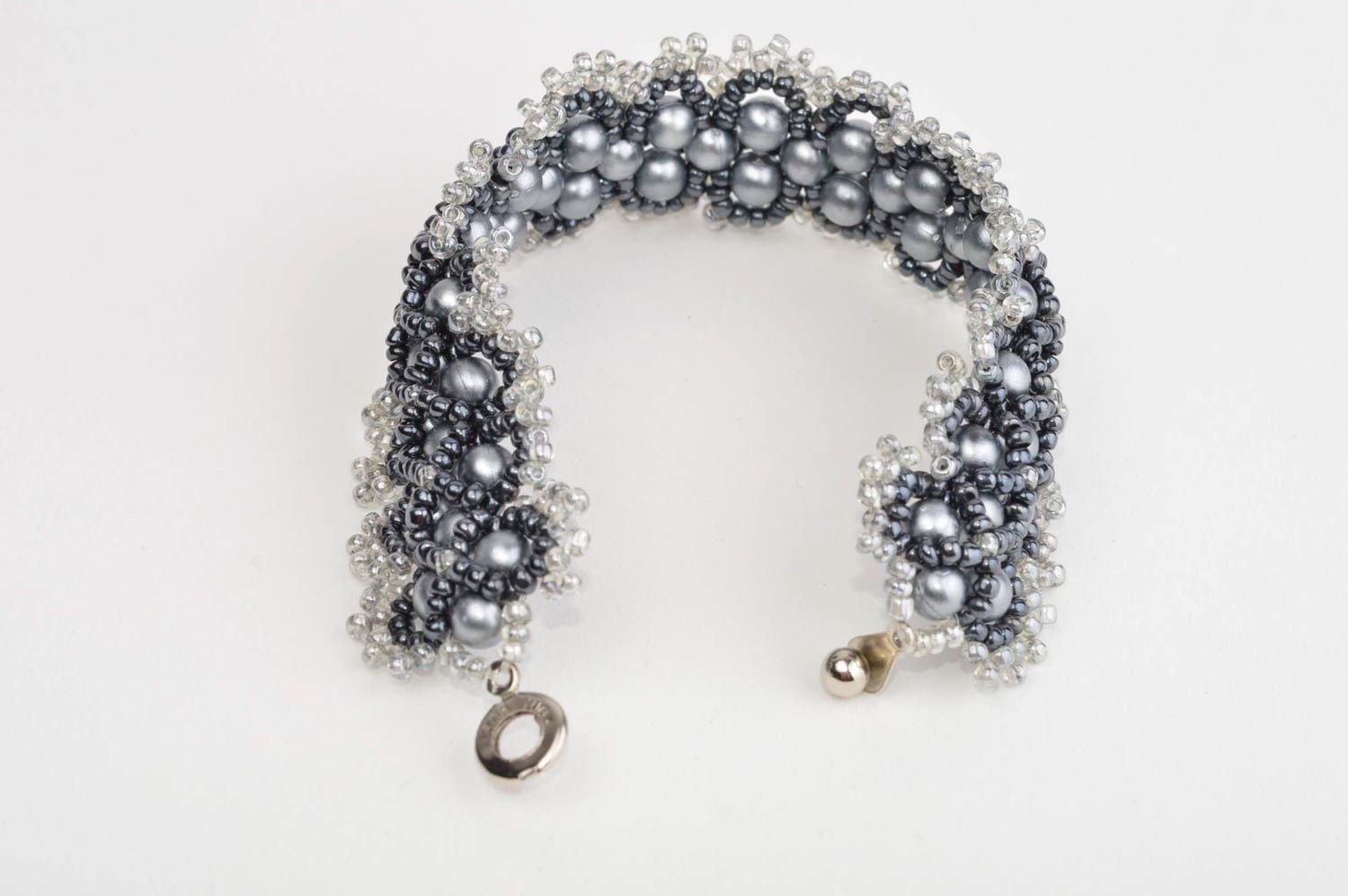 Woven bracelet seed beads bracelet exclusive accessories designer bijouterie photo 4