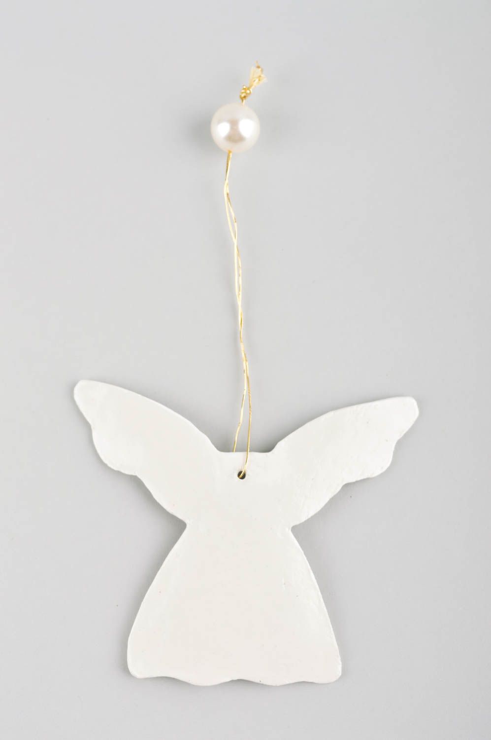 Décoration du sapin de Noël faite main ange avec coeur Décoration Nouvel An photo 2