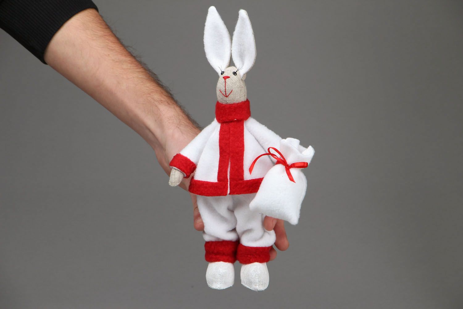 Christmas soft toy Rabbit photo 4