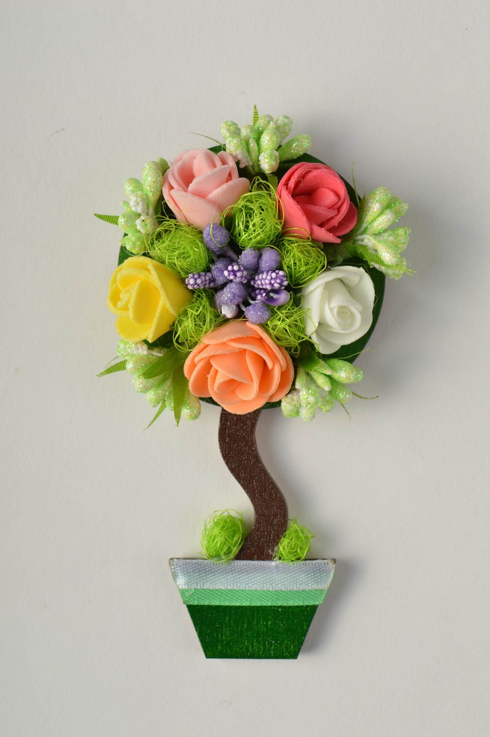 Handmade Magnet für Kühlschrank schöne Deko ausgefallenes Geschenk Baum  foto 3