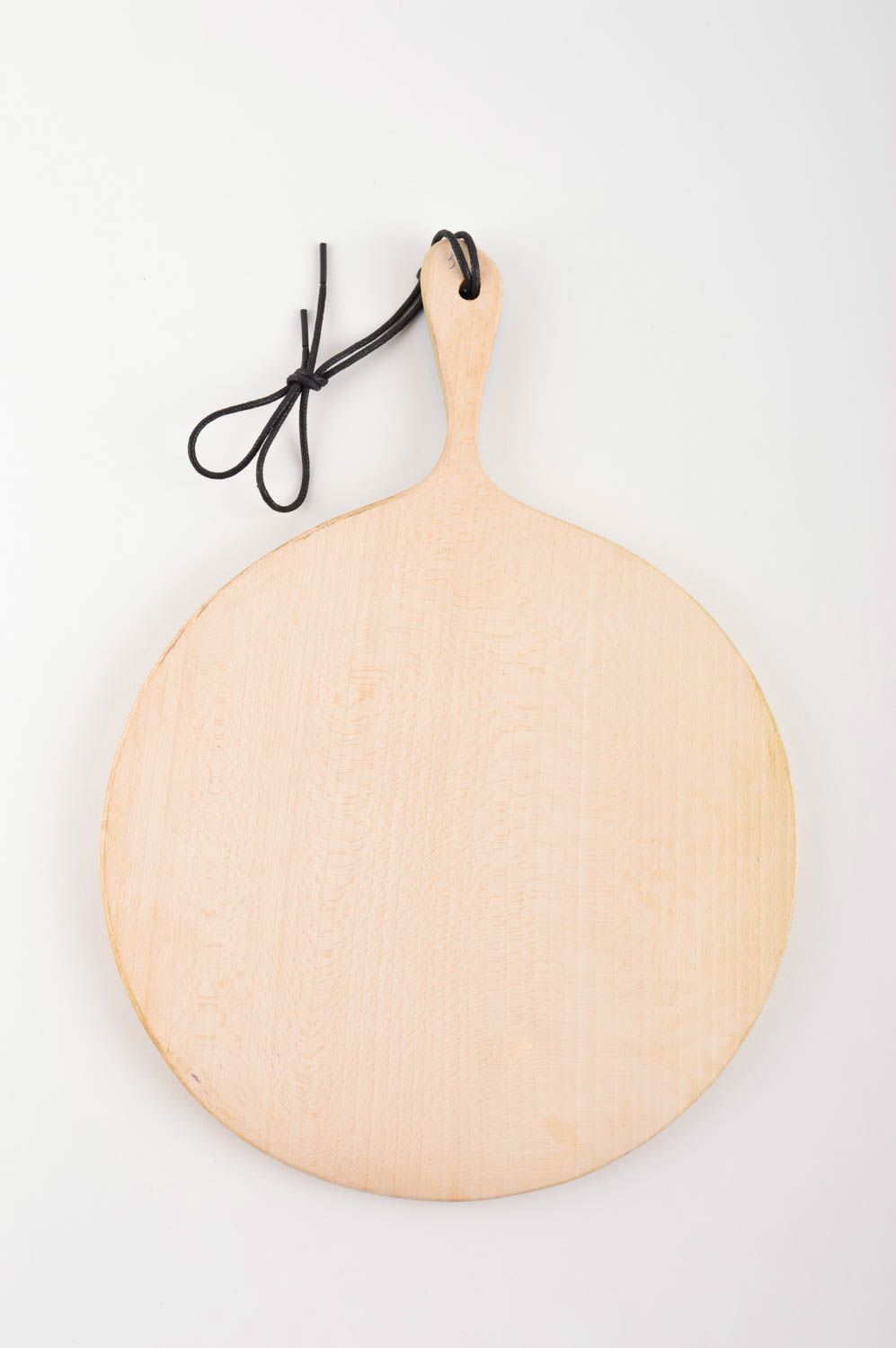 Planche à découper ronde faite main en bois avec image Déco cuisine Cadeau femme photo 3