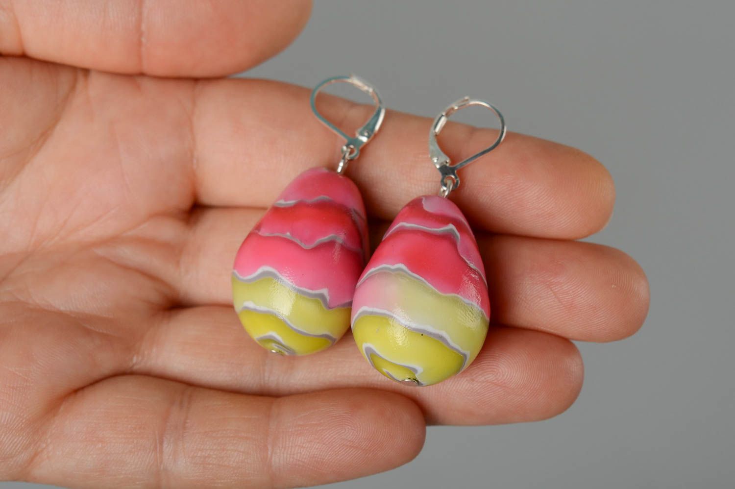 Handmade designer earrings stylish colorful earrings cute accessory for girls photo 5