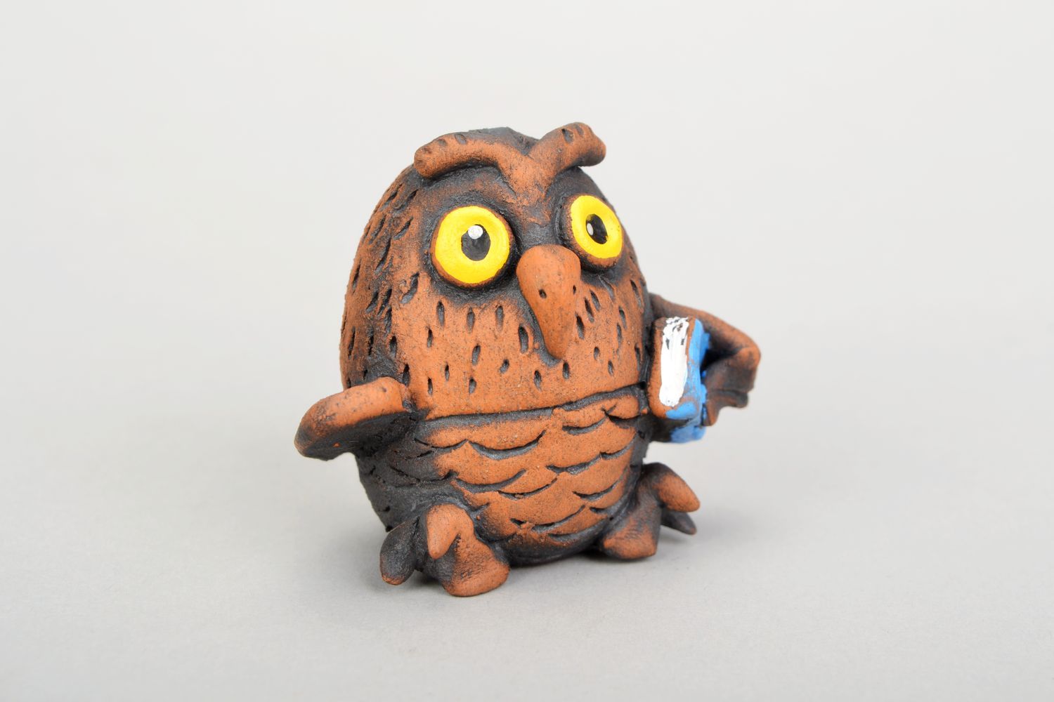Figurine Eagle-Owl with a Book photo 3