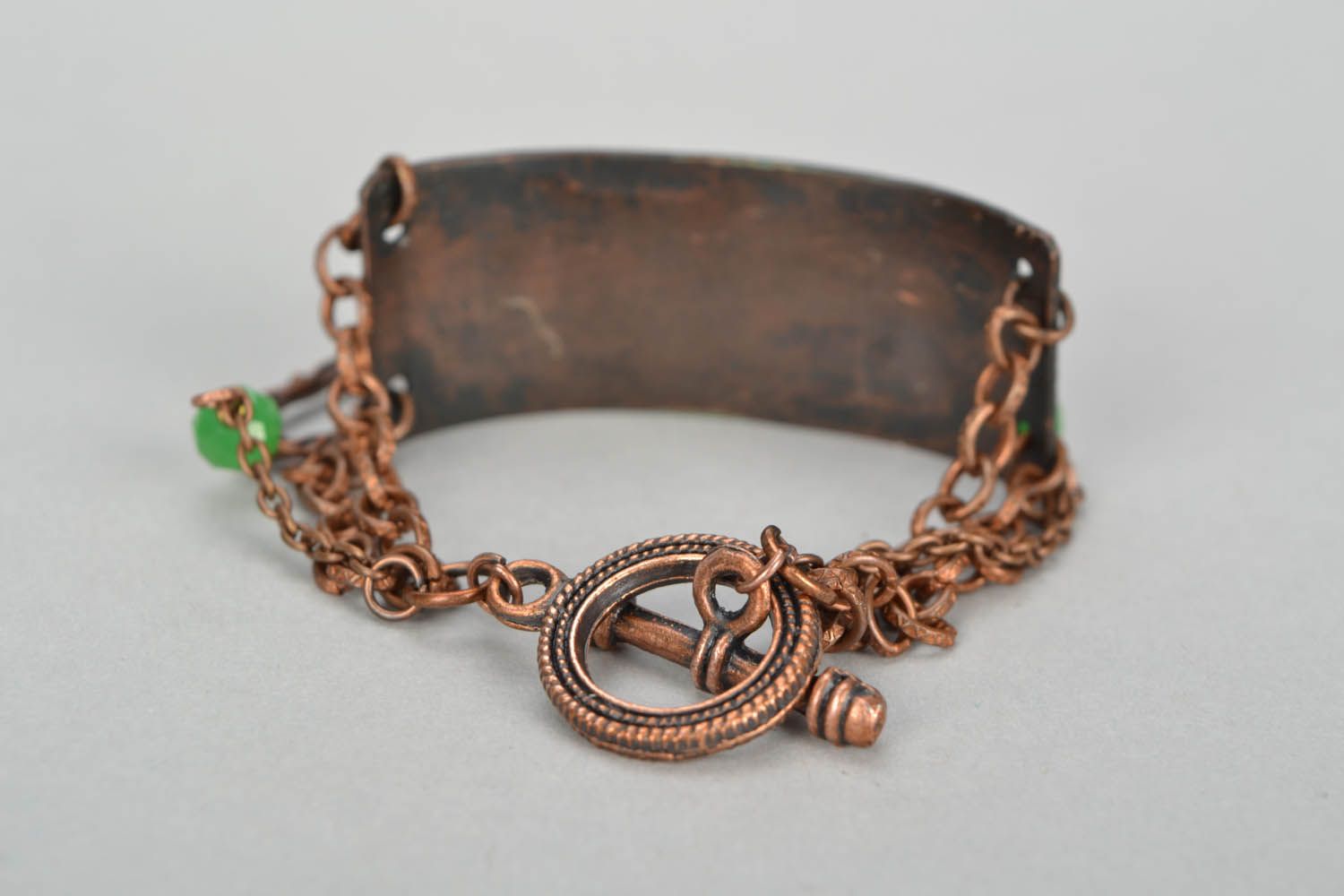 Handmade copper bracelet photo 5