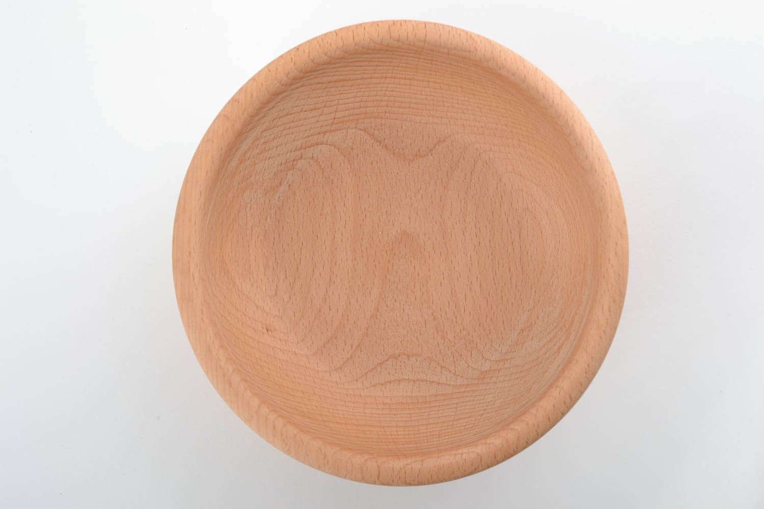 Handmade beautiful eco friendly wooden bowl for soups and salads 700 ml photo 3