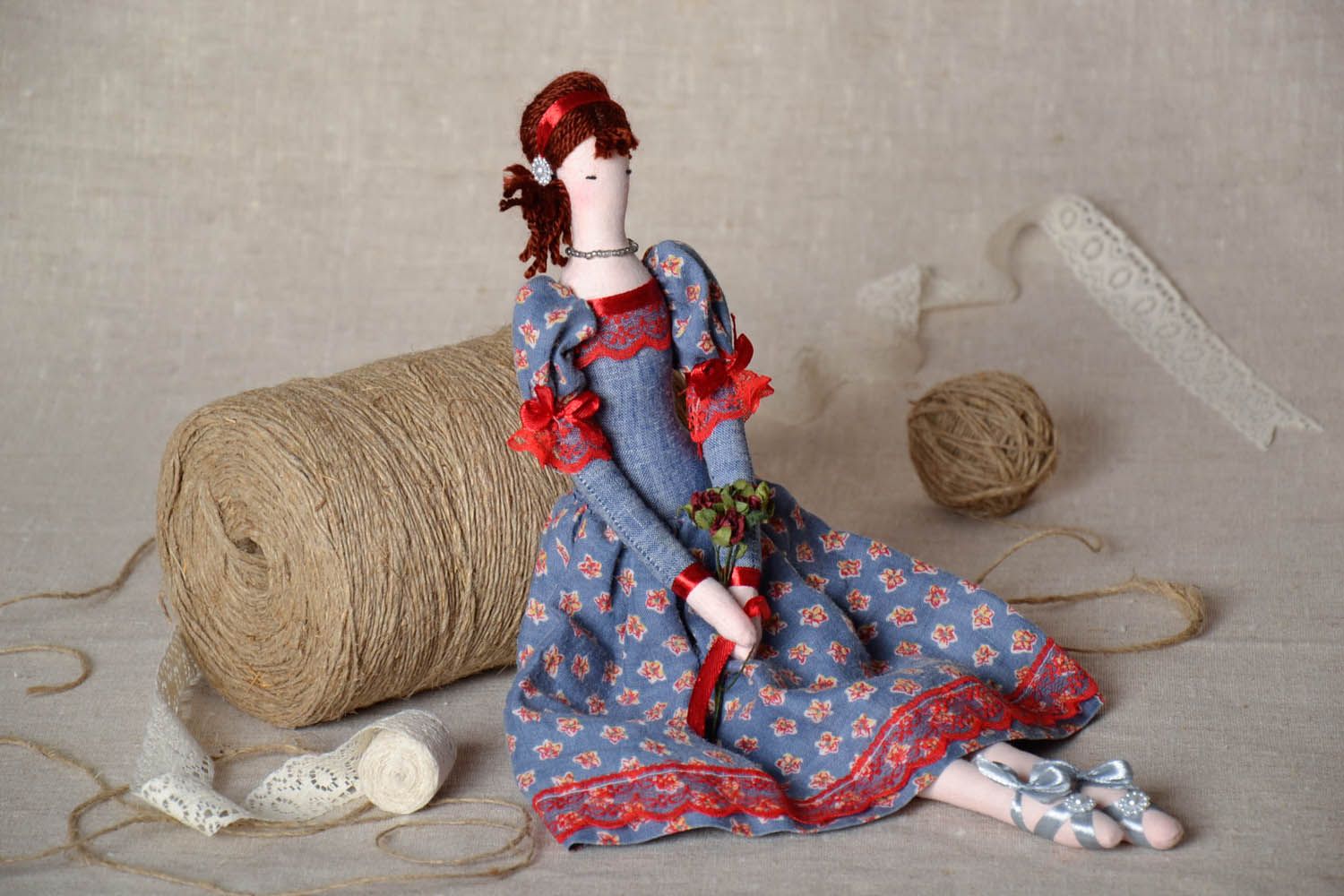 Textile doll  photo 1