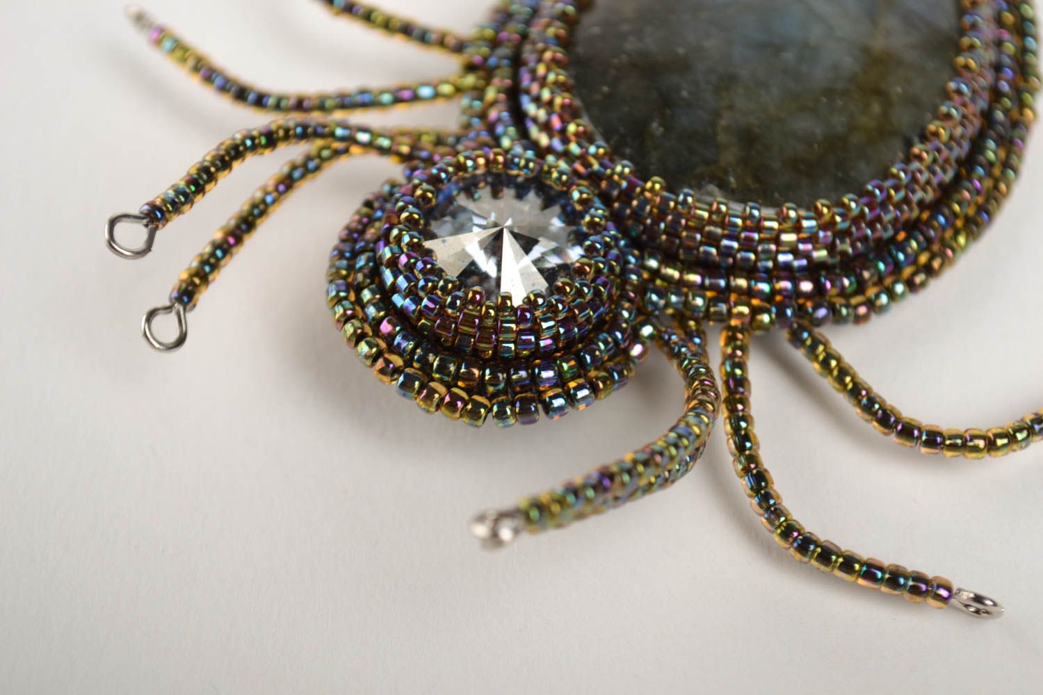 Broches design Bijoux faits main en perles de rocaille 2 pièces Cadeau femme photo 5