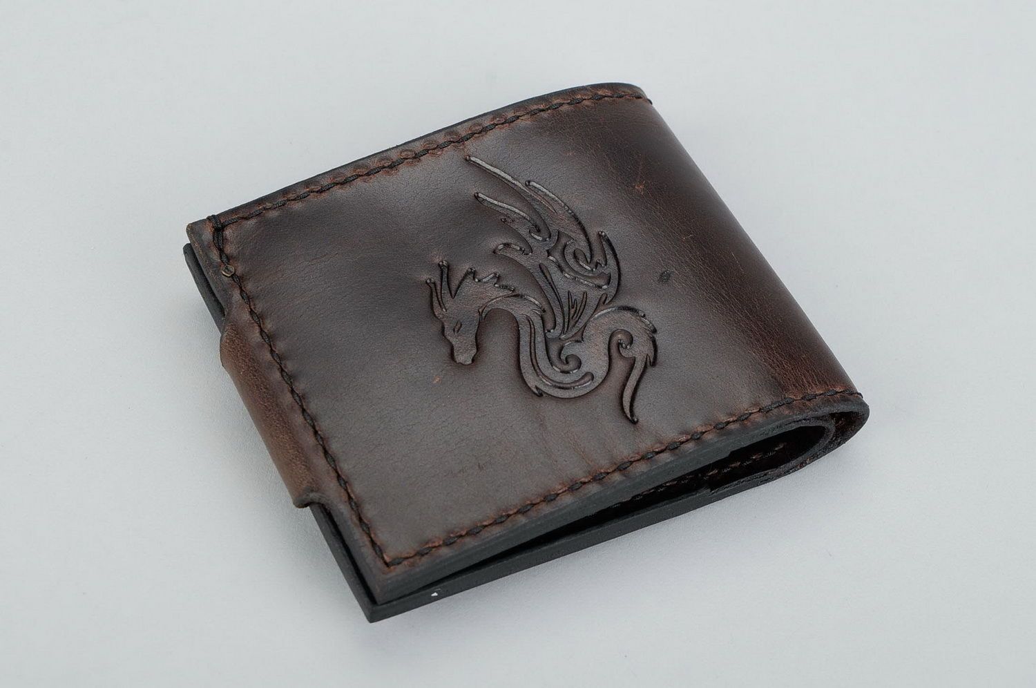 Leather wallet Dragon's soul photo 4