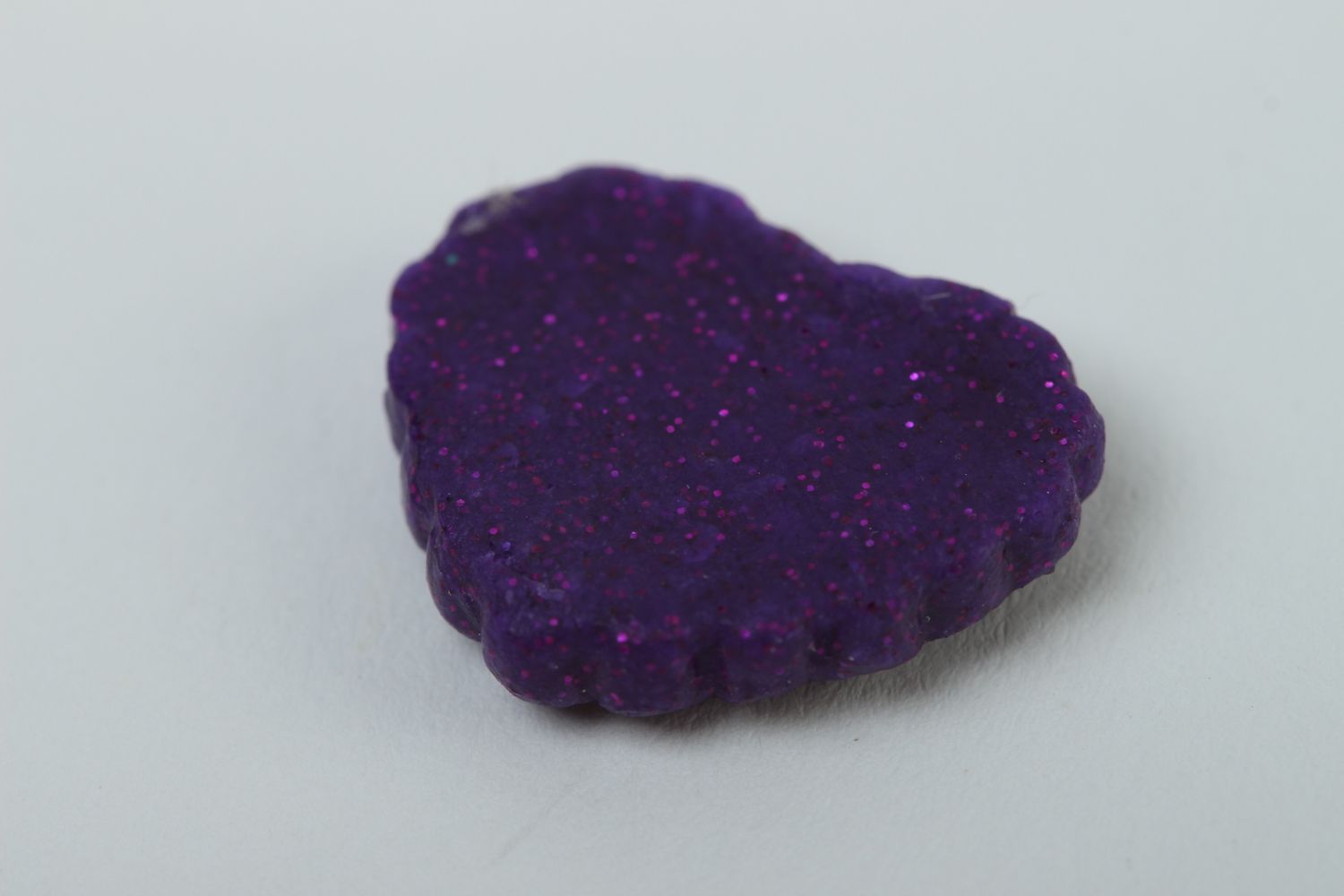 Handmade Zubehör Schmuck Deko aus Naturmaterialien violett Polymer Clay Schmuck  foto 4