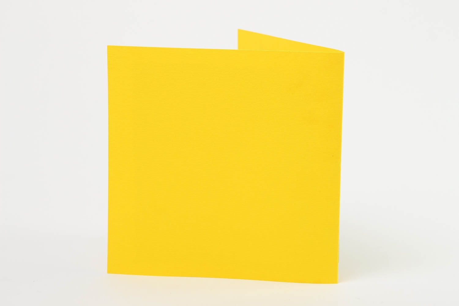 Tarjeta de felicitación amarilla con oveja postal hecha a mano regalo original foto 4