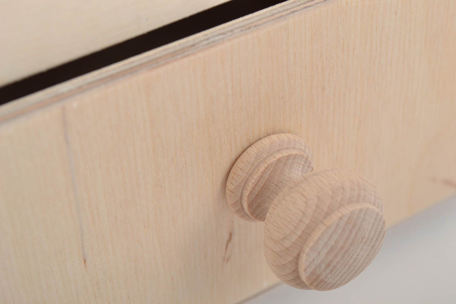 Boite avec tiroirs Commode miniature faite main en bois petite Boîte à décorer photo 4